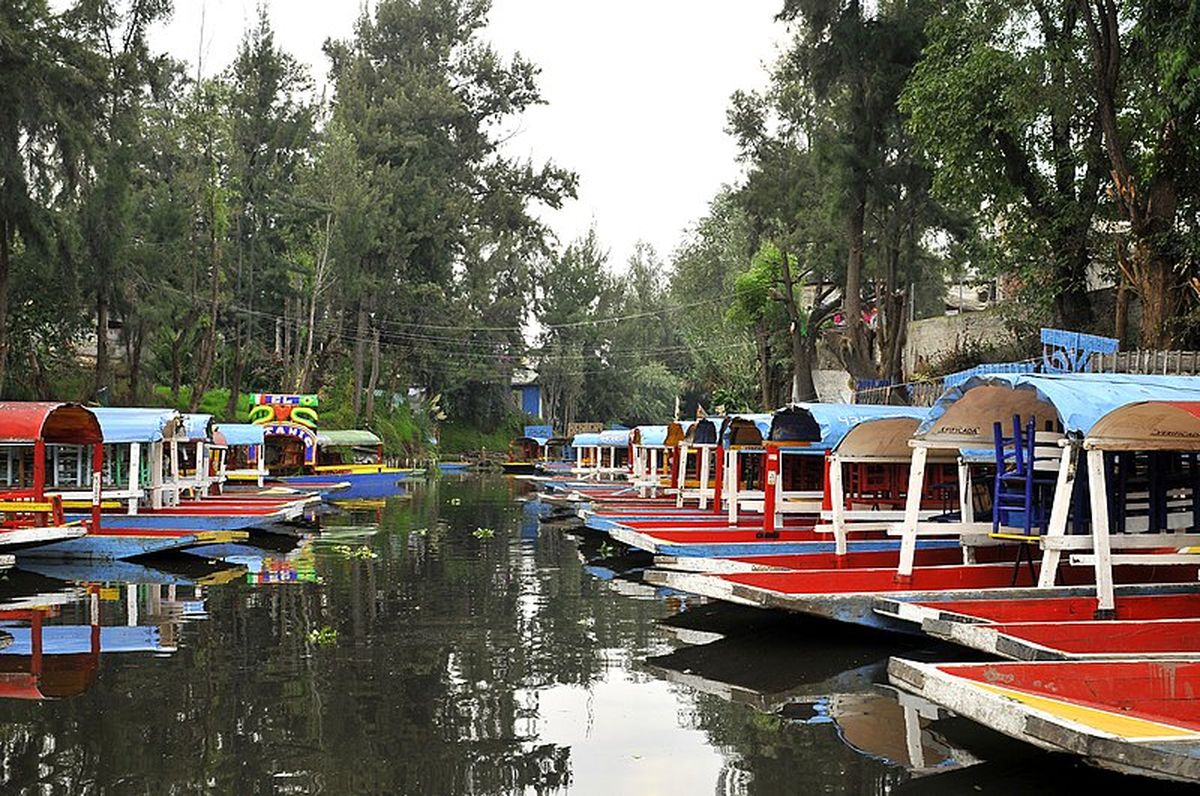 En este embarcadero disfrutarás de tu paseo por Xochimilco.