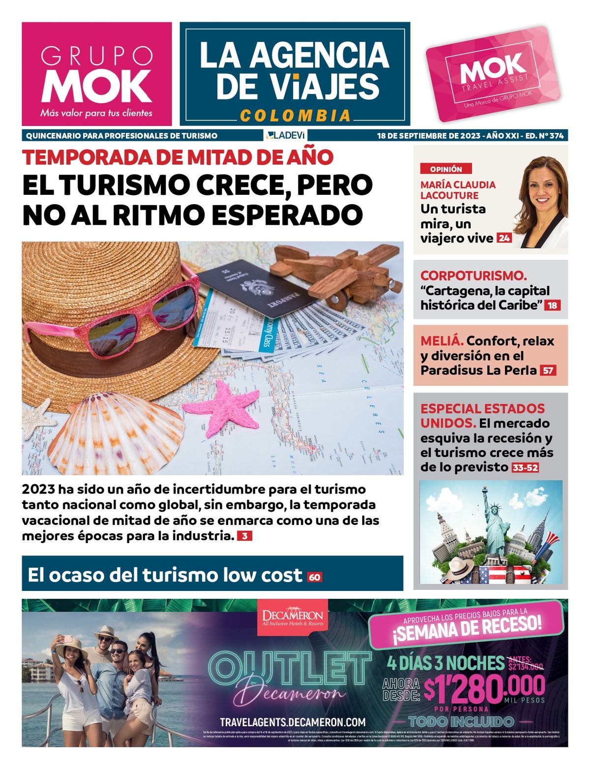 Revista La Agencia de Viajes, edición #374.