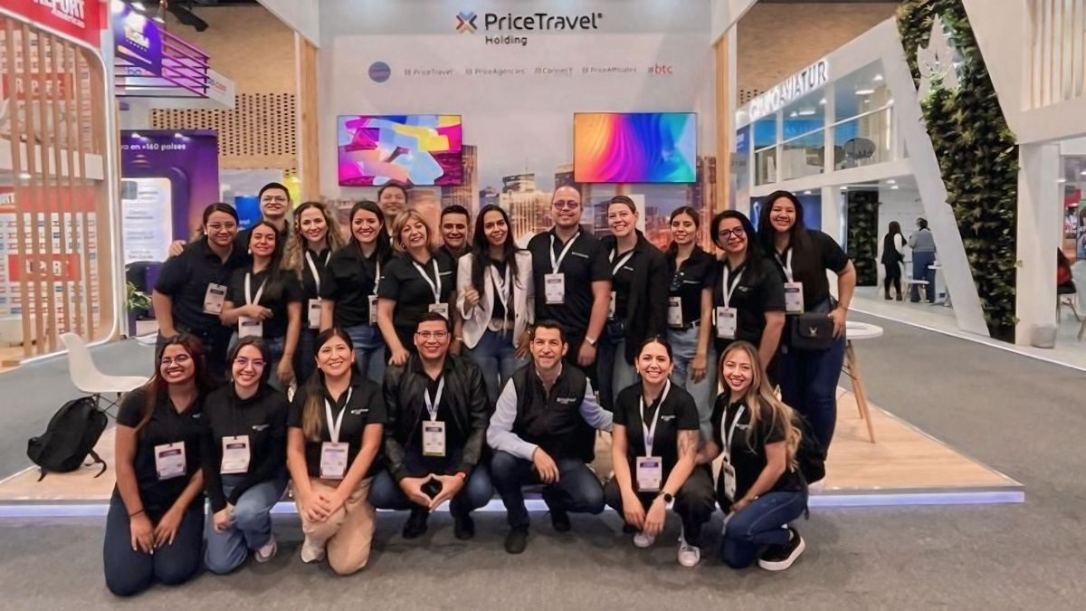 Equipo de PriceTravel en el marco de la Vitrina Turística Anato 2025.