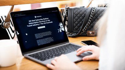 Página principal del estudio de WayAway sobre los servicios de suscripción de viajes.