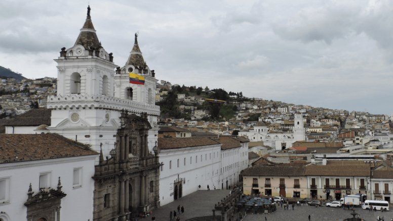 El Centro Histórico de Quito, la capital de Ecuador, es el punto más emblemático de la ciudad.