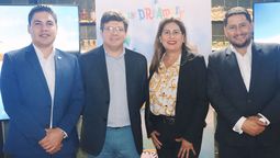 Julio Armando Villaseca, gerente general de Moon Palace The Grand Punta Cana; Daniel Conte, director de Relaciones Comerciales; Cristina Pérez, directora corporativa para Latinoamérica; y Juan Carlos Romero, director regional para Colombia y Ecuador de The Palace Company.