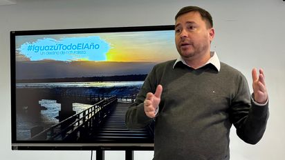 Leopoldo Lucas, presidente del Ente Municipal de Turismo de Iguazú (ITUREM).