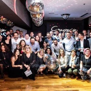 El equipo de Sandos en el agasajo a los agentes de viajes en Fit 2019.