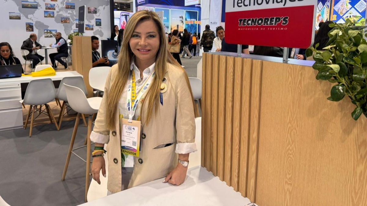 Patricia Elias, presidenta ejecutiva de Tecnoreps y Tecnoviajes, en la Vitrina Turística Anato 2026.