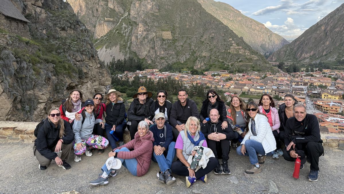 El grupo que viajó a Perú con Ola.