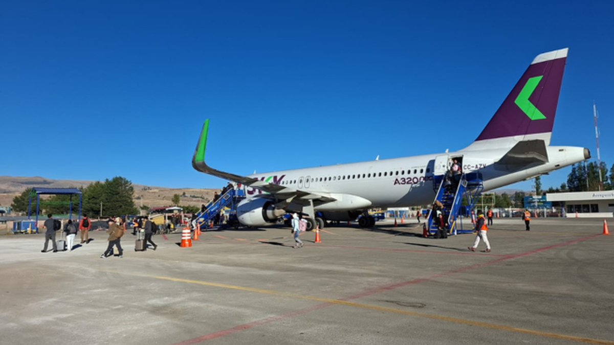 Aeropuerto de Jauja crece con fuerza y reporta más de 20 mil pasajeros en menos de dos meses.