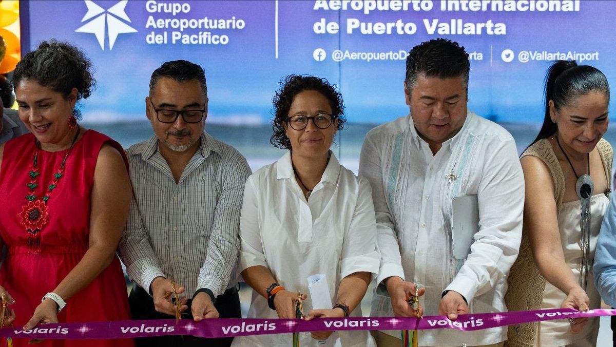 Se inauguró oficialmente el vuelo directo de Volaris entre Morelia y Puerto Vallarta con tres frecuencias semanales.