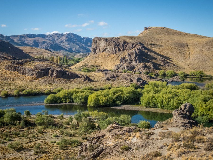 En el Valle Encantado se ofrecen excursiones para hacer cabalgatas y trekking en un contacto íntimo con la naturaleza.