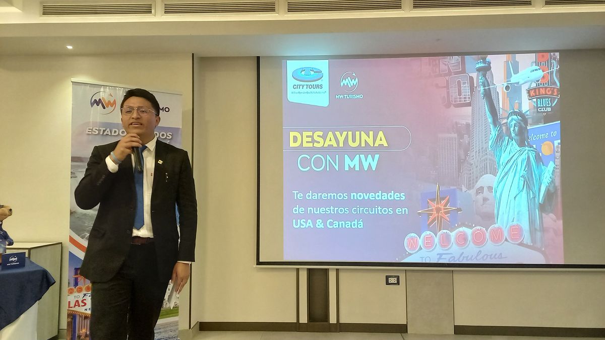 Bryan Soledispa, de MW Turismo. 
