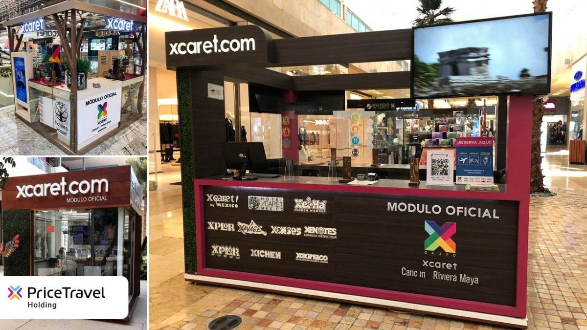 Una de las islas de venta de Grupo Xcaret, nuevo socio de PriceTravel Holding.
