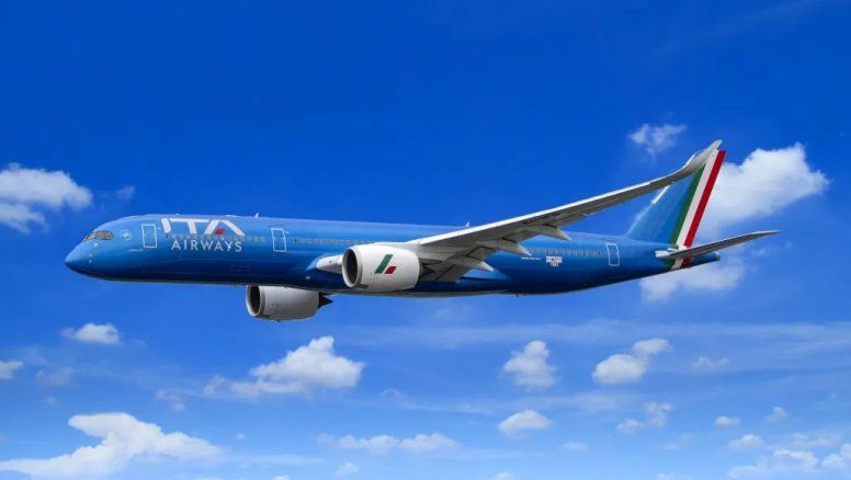 Uno de los Airbus A350 que opera ITA Airways.