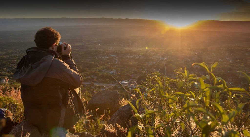 Desde el Cerro MIrador se puede ver el pintoresco pueblo de Córdoba.