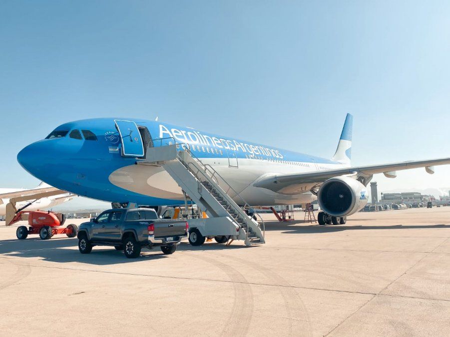 Uno de los Airbus A330 que incorporará Aerolíneas Argentinas.