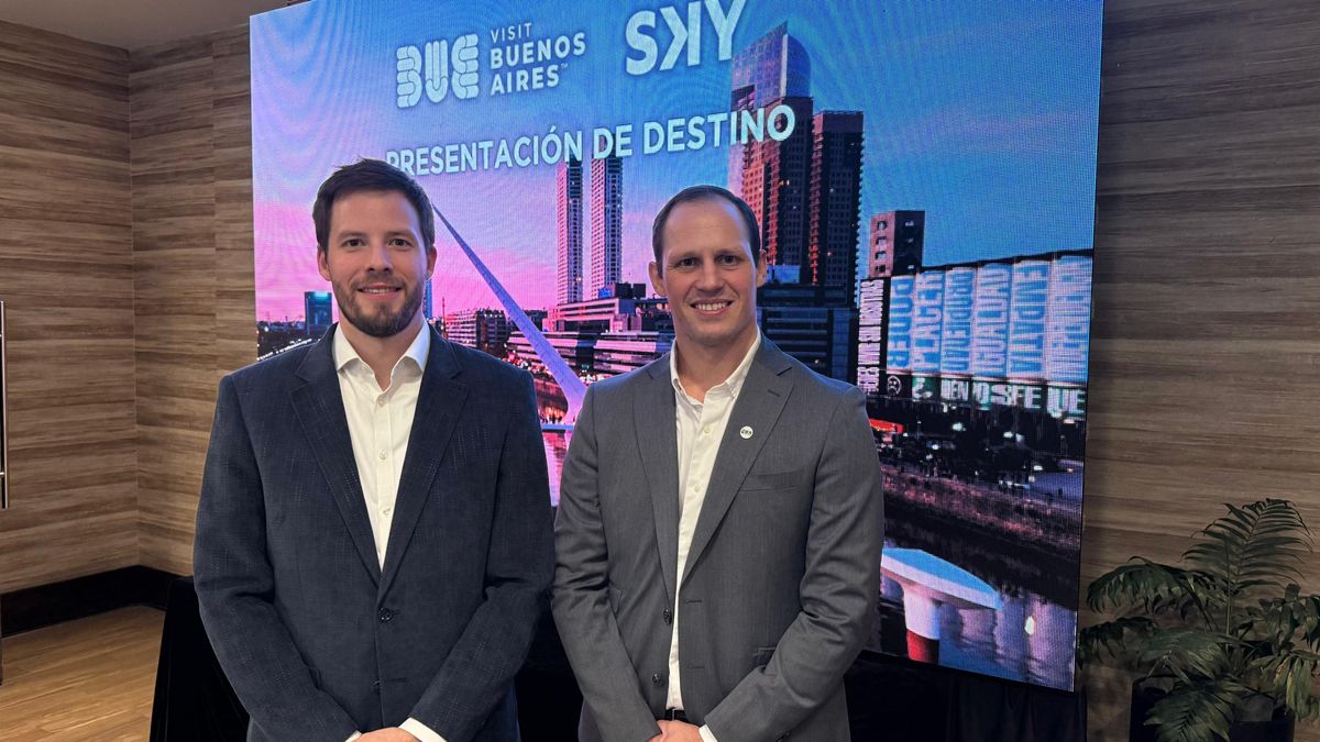 Benjamín Cox, Sky Airline; Fernando Klopsch, Visit Buenos Aires.