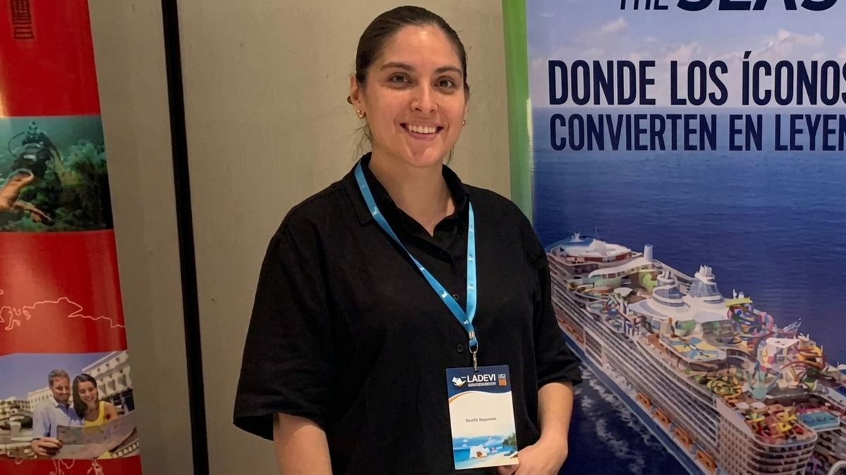 María Isabel Guerra, ejecutiva en Guayaquil de Viajes Amazonas, representante de Royal Caribbean en Ecuador.