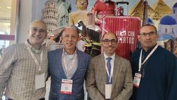 Francisco Sobrino, Roberto Ramírez, Antonio Taverna y Daniel Cárdenas de Viajes Fama en EPTU 2026.