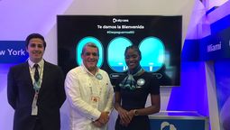 Ejecutivos de Sky Cana presentes en el DATE 2022, en República Dominicana.