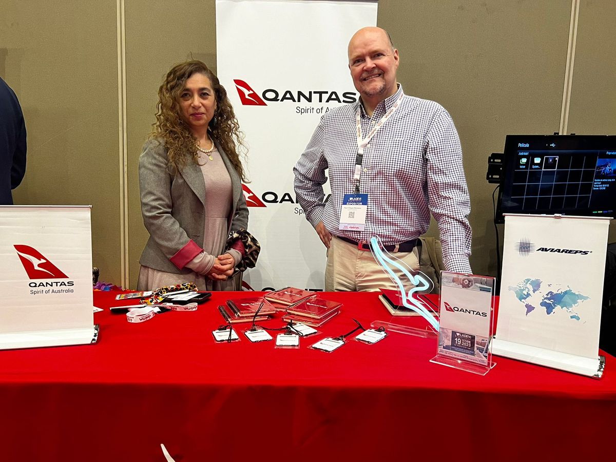 Representantes de Qantas en el Workshop Ladevi Chile. - Ladevi Medios y Soluciones Representantes de Qantas en el Workshop Ladevi Chile.