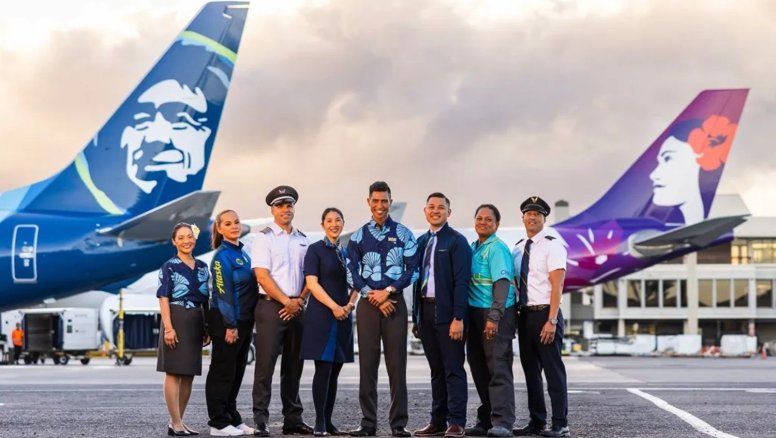 El gobierno de Estados Unidos aprobó la unión de Alaska Airlines y Hawaiian Airlines.