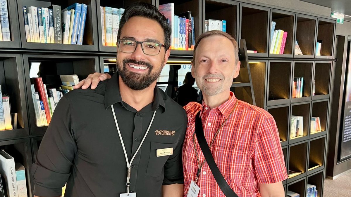 Scenic Luxury Cruises y Emerald Cruises: Flavio Policarpo, director de Ventas para América Latina; y Sergio Vidal, director de Cruceros Diferentes.