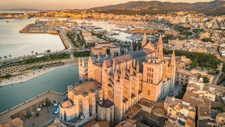 Una panorámica de Palma de Mallorca.