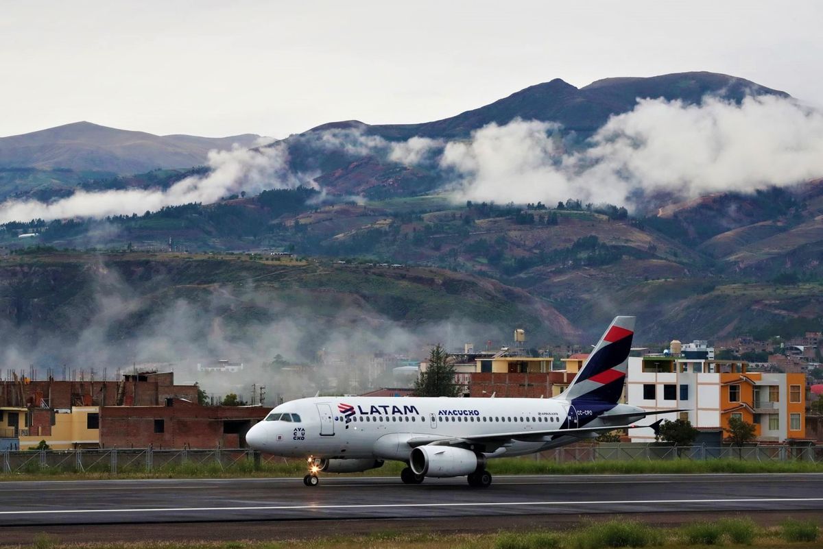 El aeropuerto de Ayacucho suspendió sus actividades de manera preventiva. 
