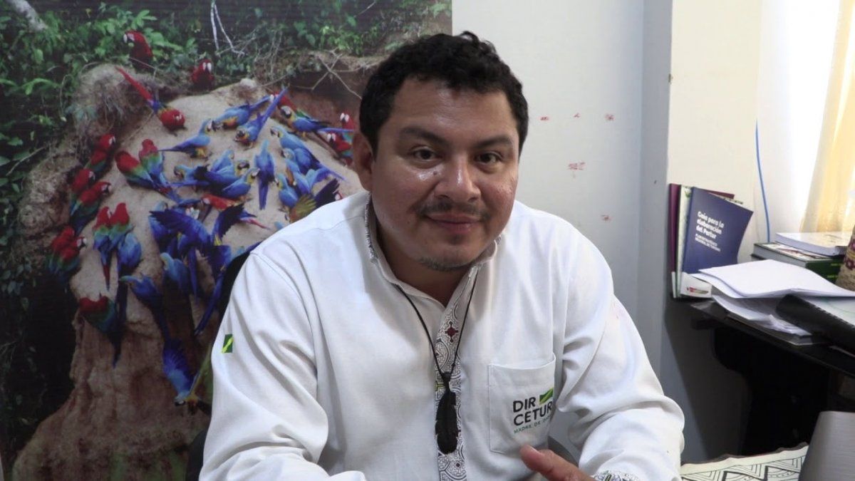 director regional de Comercio Exterior y Turismo, Jimmy Layche, sobre la Reserva Tambopata