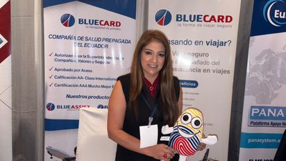 Juliana Palacios, gerente comercial de la compañía de medicina prepagada y asistencia al viajero BlueCard, en los Ladevi Workshop.&nbsp;