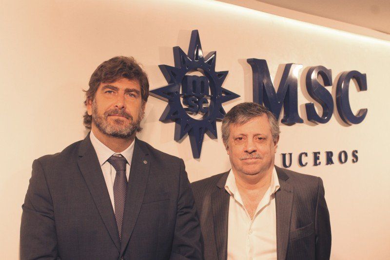 Javier Massignani y Pablo Laudonia detallaron los protocolos de seguridad de MSC Cruceros
