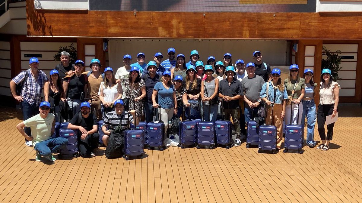 Ticketya y Chasma Tours celebraron un crucero para agentes de viajes.