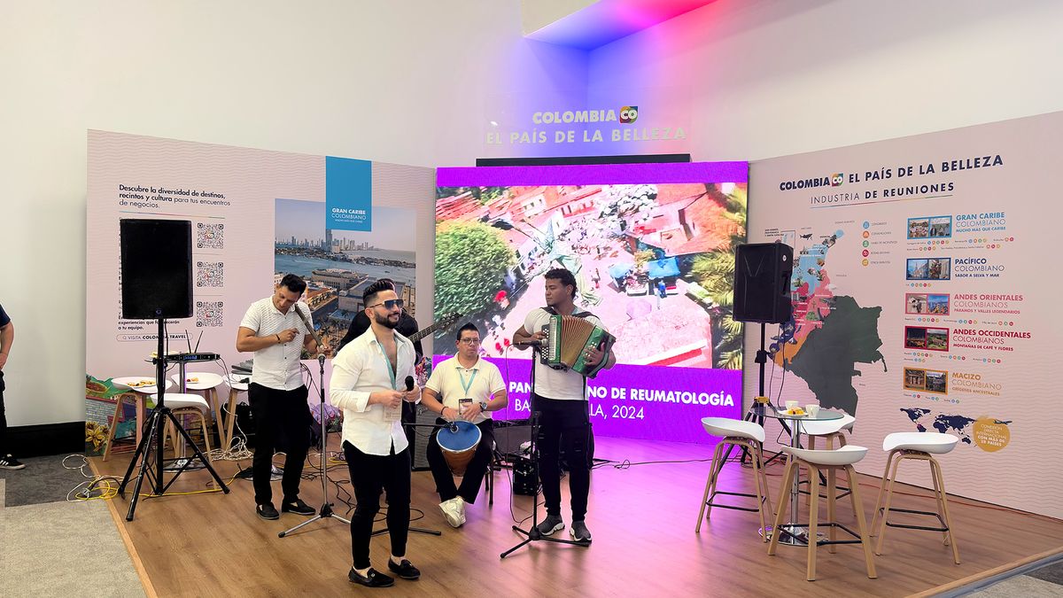 Stand de ProColombia, en el PCMA Convening Latam 2026.