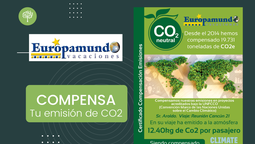 Europamundo pondrá a disposición de sus pasajeros la posibilidad de descargar un certificado personalizado de compensación de emisiones de CO2 desde su aplicación “Mi Viaje”.