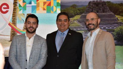 Durante el evento de Belice estuvieron presentes Yósel V. Gomez Ortigoza, Víctor Manjarrés y Alejandro Buitrago de TM Americas.