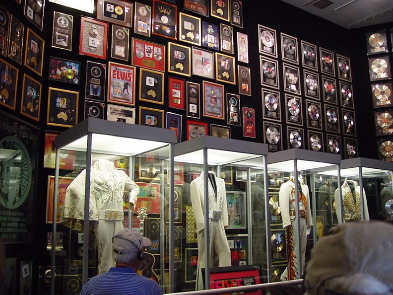 Interior de Graceland, ideal para los fans.