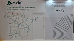 Stand de Adif en Fitur