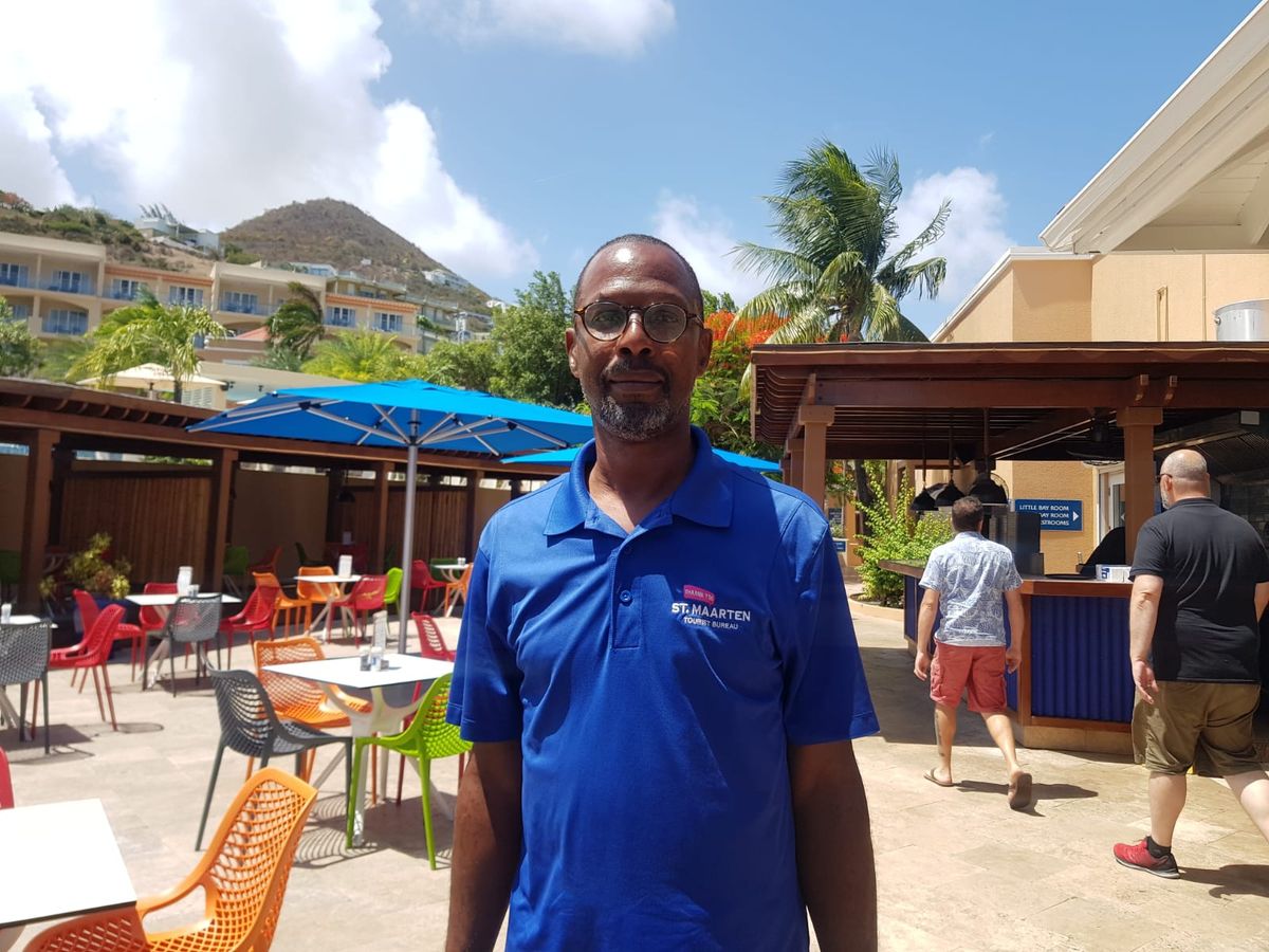 William Bell, del departamento de Marketing de la Oficina de Turismo de St. Maarten.