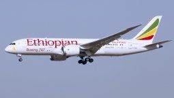 Un Boeing B-787 Dreamliner de Ethiopian Airlines.