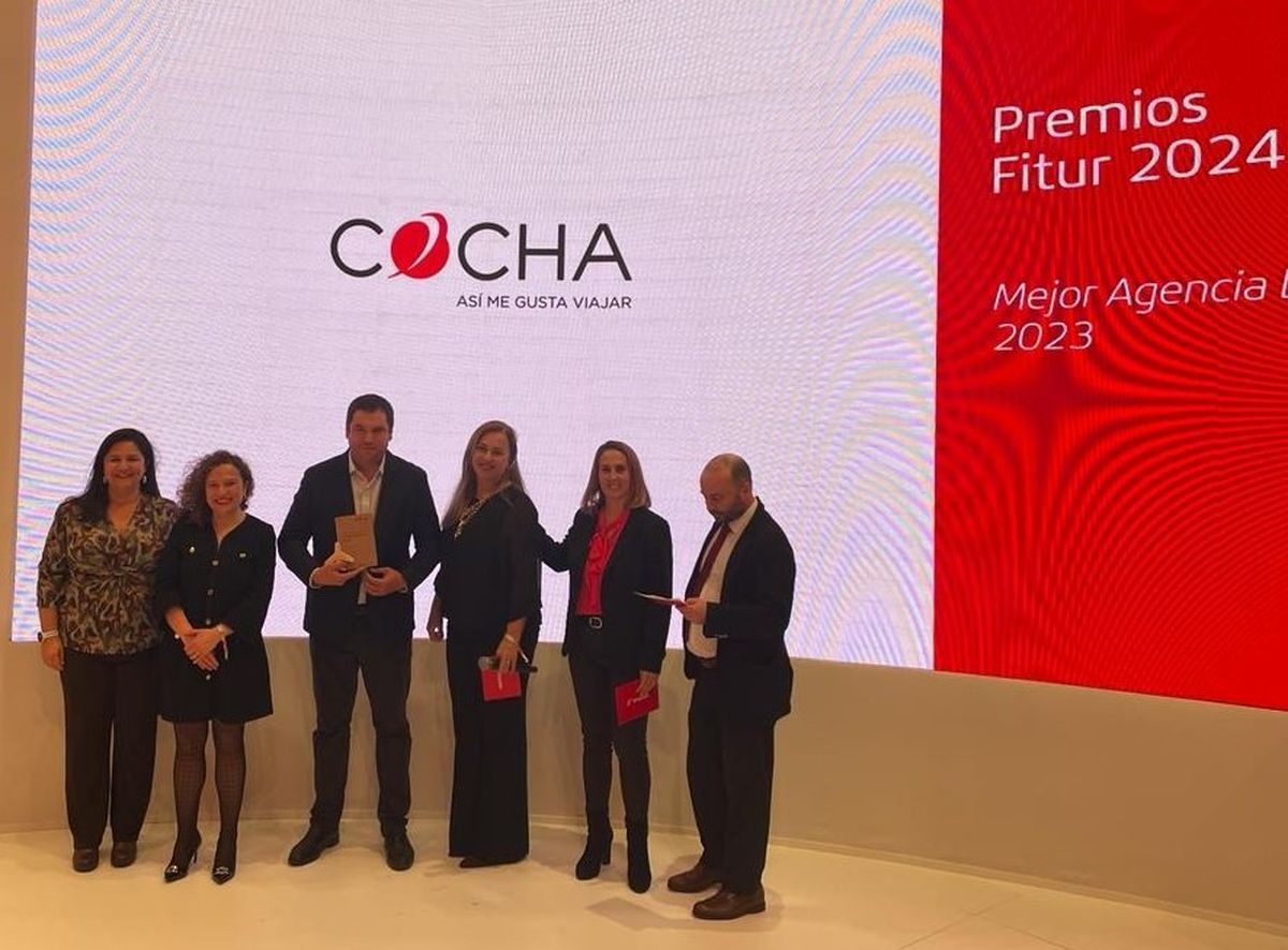 Cocha recibió el premio a la mejor agencia de viajes de Latam por parte de Iberia. - Ladevi Medios y Soluciones Cocha recibió el premio a la mejor agencia de viajes de Latam por parte de Iberia.