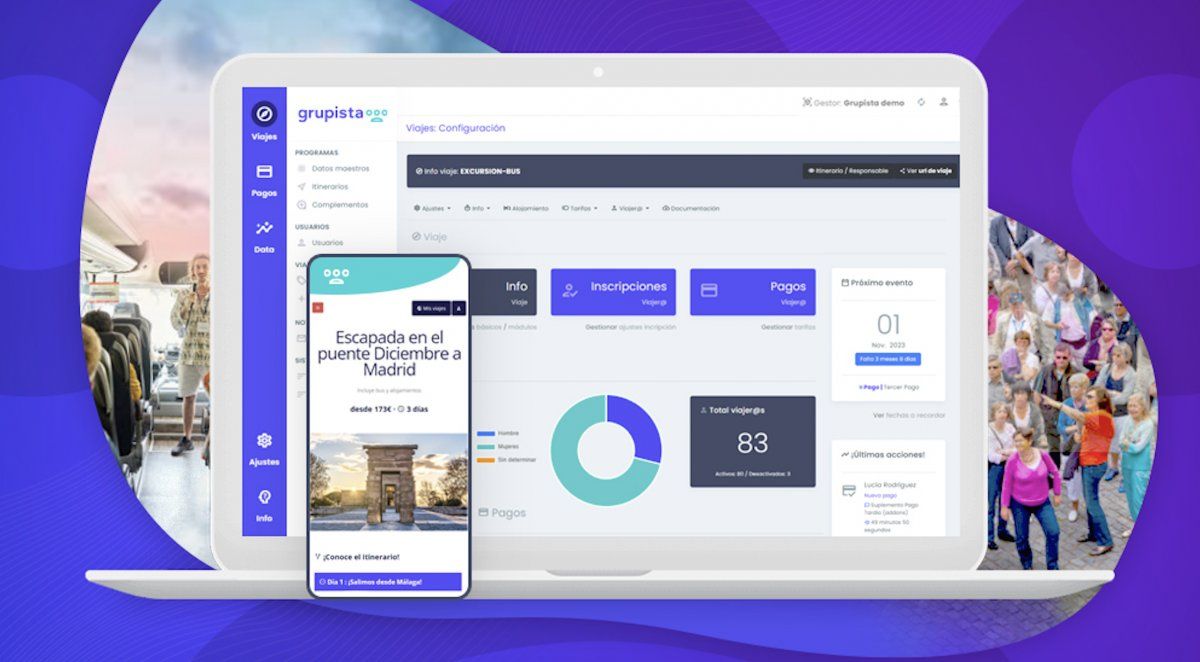 Grupista, la nueva herramienta para profesionales de agencias de viajes de Servivuelo.