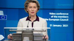 Ursula von der Leyen, presidenta de la Unión Europea.