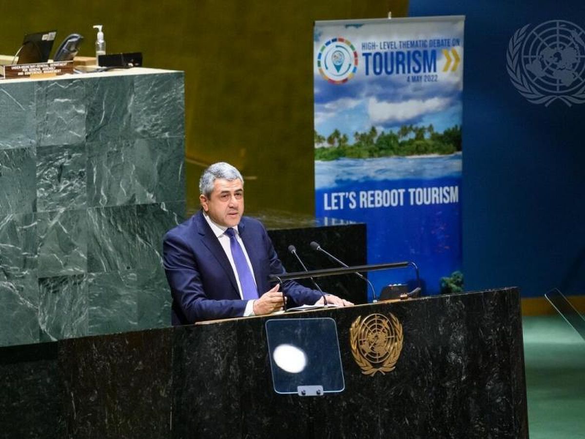 Durante su intervención en la ONU el secretario General de OMT, Zurab Pololikashvili, dijo que Durante su intervención en la ONU el secretario General de OMT, Zurab Pololikashvili, dijo que