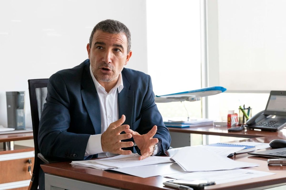 Fabián Lombardo, presidente de Aerolíneas Argentinas, subrayó que están construyendo una firma más competitiva, y que no dependa de los subsidios del Estado.