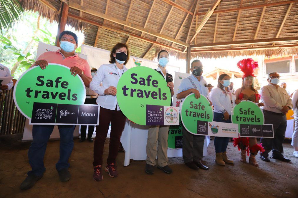 Con la entrega del sello Safe Travels, por parte del Mincetur, al Destino Manu y al Destino Tambopata, se reconocen diez atractivos turísticos