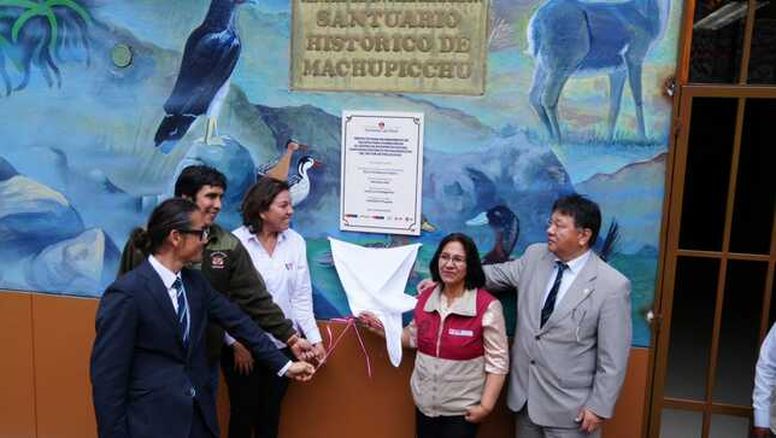 Sernanp y la alianza Perú-Japón fueron encargados de inauguran el nuevo centro de interpretación de Machu Picchu.