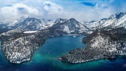 Lake Tahoe cuenta con la mayor concentración de centros de esquí de Estados Unidos.