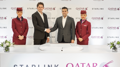 Qatar Airways empieza a instalar en sus Boeing la tecnología Starlink