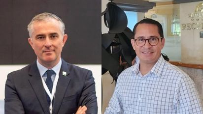 Ramón Hernández Cordero, nuevo director general y Luis Payes, nuevo director corporativo de Operaciones Latinoamérica de Faranda Hotels.&nbsp;
