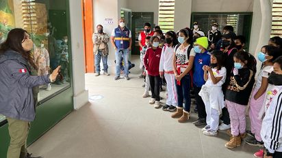 El Santuario Histórico Bosque de Pómac recibió a 30 niñas y niños que forman parte del Programa de Servicio de Educadores de Calle del INABIF.