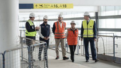 Aeropuerto de Santiago: inician nuevas obras de ampliación